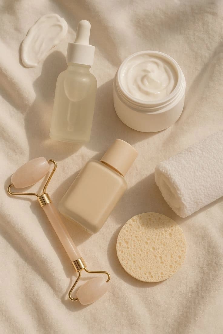 Detalle de maquillaje en editorial