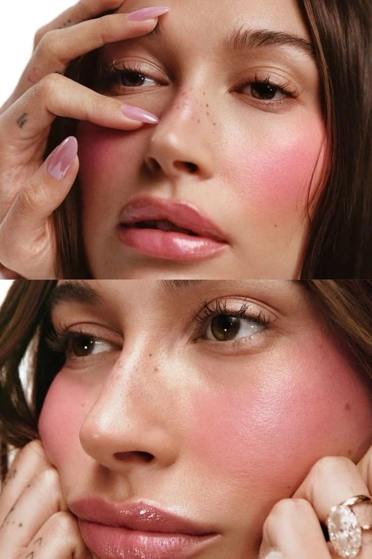 Detalle de maquillaje en editorial